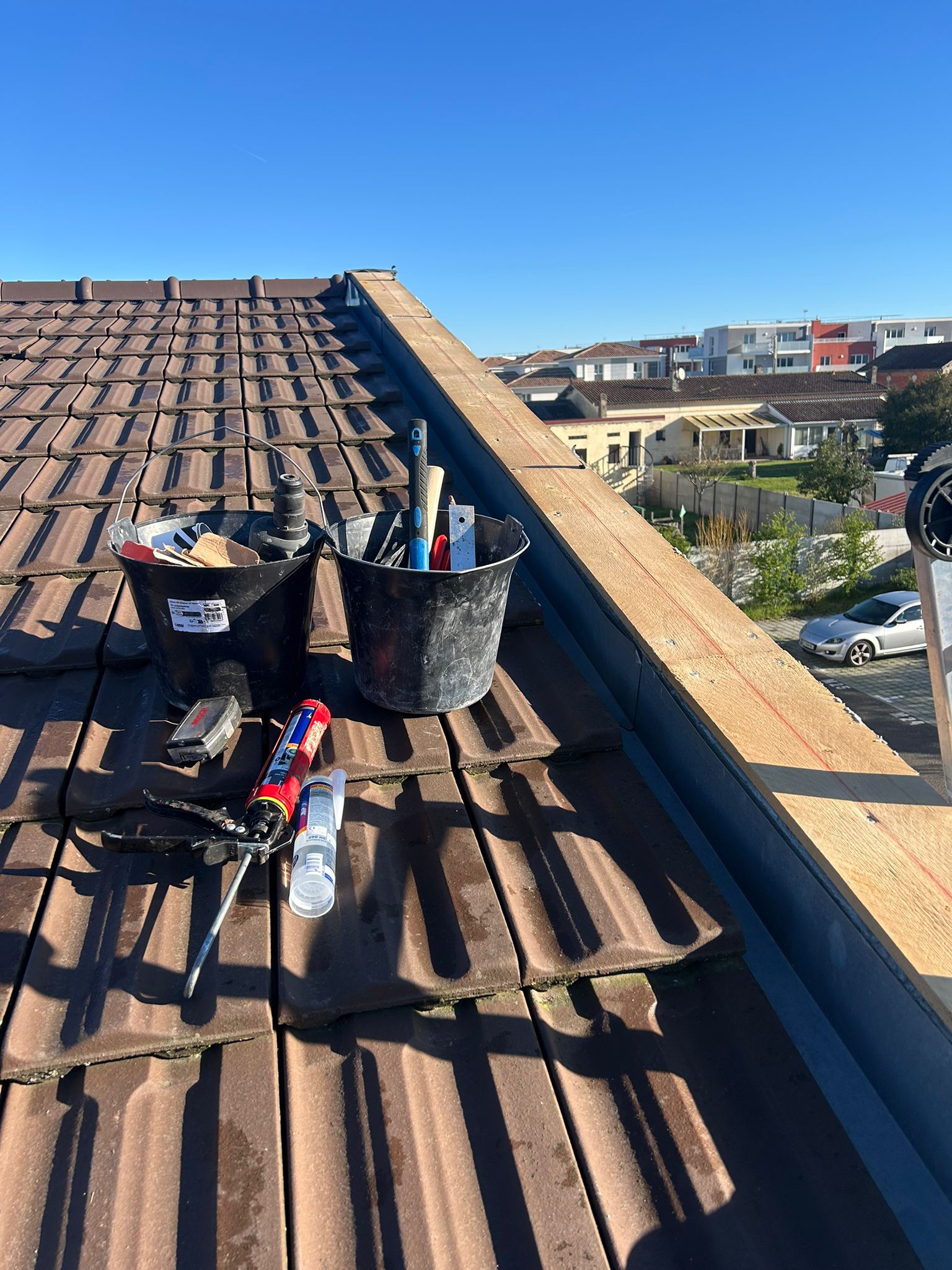 Toiture avant intervention